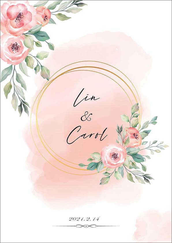 超美結婚書約範本下載｜特殊紙列印結婚書約，美到冒泡！