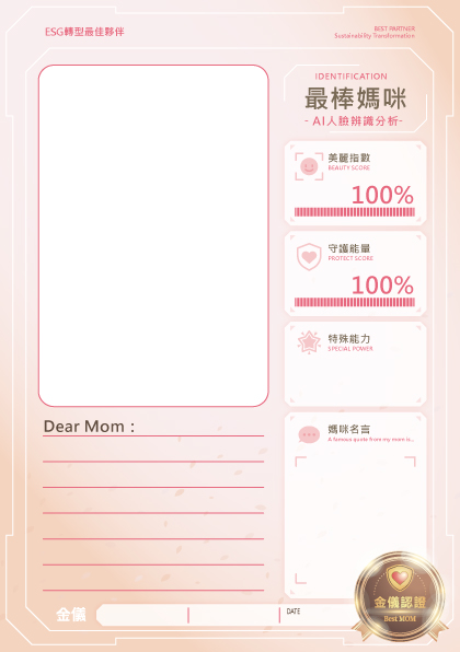 母親節特輯｜極速辨識「史上最美媽咪」，親手打造 AI 認證榮譽證書