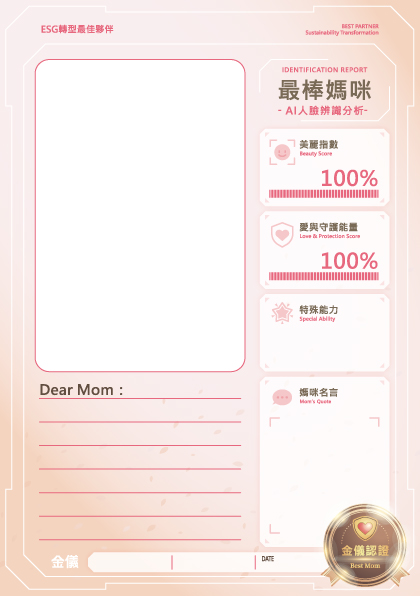 母親節特輯|極速辨識「史上最美媽咪」,親手打造 AI 認證榮譽證書 母親節特輯|極速辨識「史上最美媽咪」,親手打造 AI 認證榮譽證書