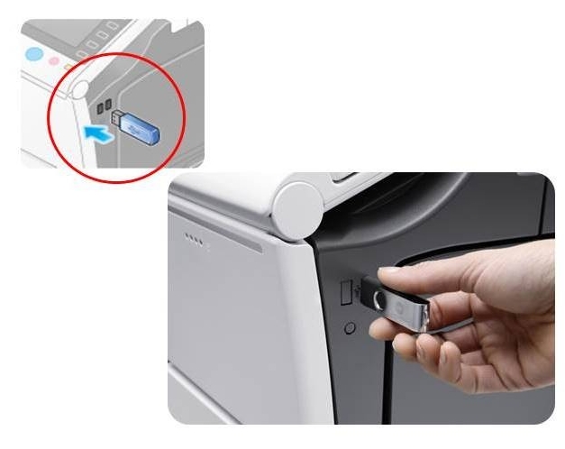 [ 掃描 ] Q. 怎麼使用影印機掃描文件存到USB隨身碟？