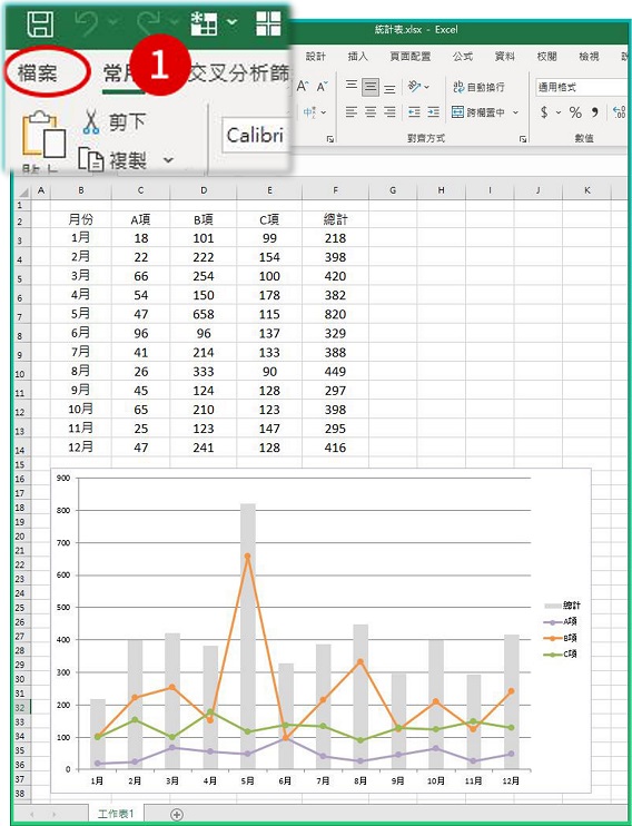 [ 列印 ] Q. 如何快速設定Excel列印範圍，讓圖表完整一頁呈現？